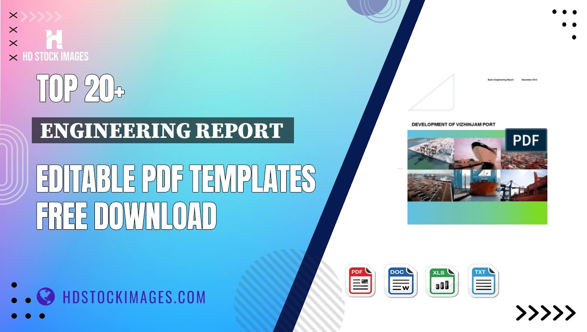 Top 20+ Engineering Report  Editable PDF Templates Free Download