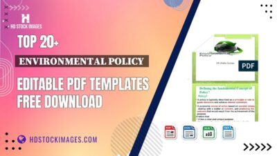 Top 20+ Environmental Policy  Editable PDF Templates Free Download