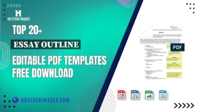 Top 20+ Essay Outline Editable PDF Templates Free Download