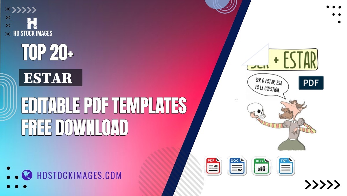 Top 20+ Estar   Editable PDF Templates Free Download