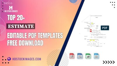 Top 20+ Estimate Editable PDF Templates Free Download