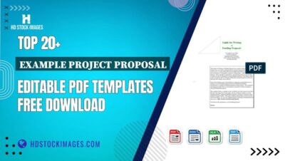 Top 20+ Example Project Proposal Editable PDF Templates Free Download