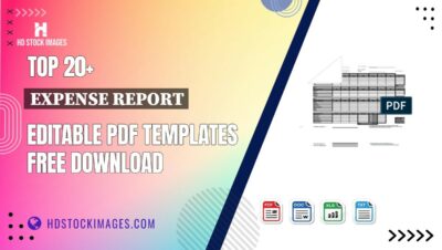 Top 20+ Expense Report Editable PDF Templates Free Download