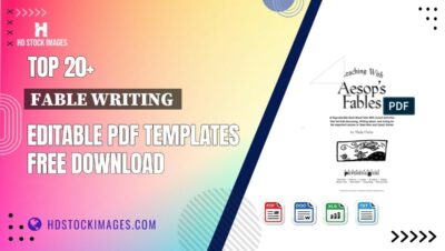 Top 20+ Fable Writing  Editable PDF Templates Free Download