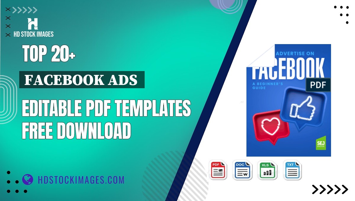 Top 20+ Facebook Ads  Editable PDF Templates Free Download