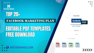 Top 20+ Facebook Marketing Plan Editable PDF Templates Free Download