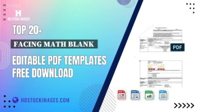 Top 20+ Facing Math Blank  Editable PDF Templates Free Download