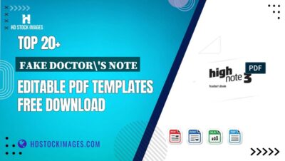 Top 20+ Fake Doctor's Note Editable PDF Templates Free Download