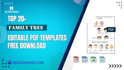 Top 20+ Family Tree   Editable PDF Templates Free Download