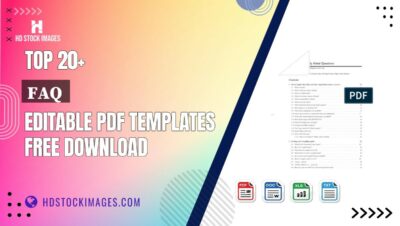 Top 20+ Faq  Editable PDF Templates Free Download