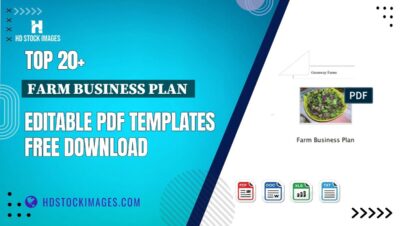 Top 20+ Farm Business Plan  Editable PDF Templates Free Download