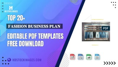 Top 20+ Fashion Business Plan  Editable PDF Templates Free Download