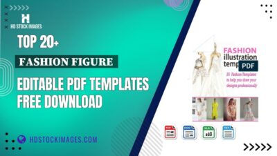 Top 20+ Fashion Figure Editable PDF Templates Free Download