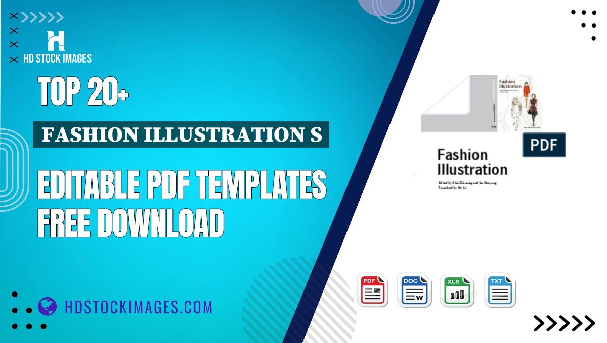 Top 20+ Fashion Illustration S Editable PDF Templates Free Download