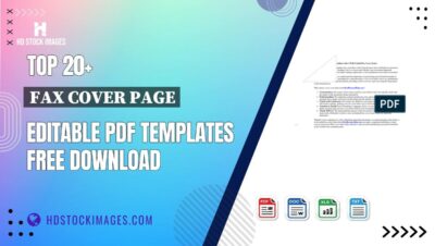 Top 20+ Fax Cover Page Editable PDF Templates Free Download