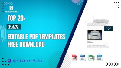 Top 20+ Fax  Editable PDF Templates Free Download