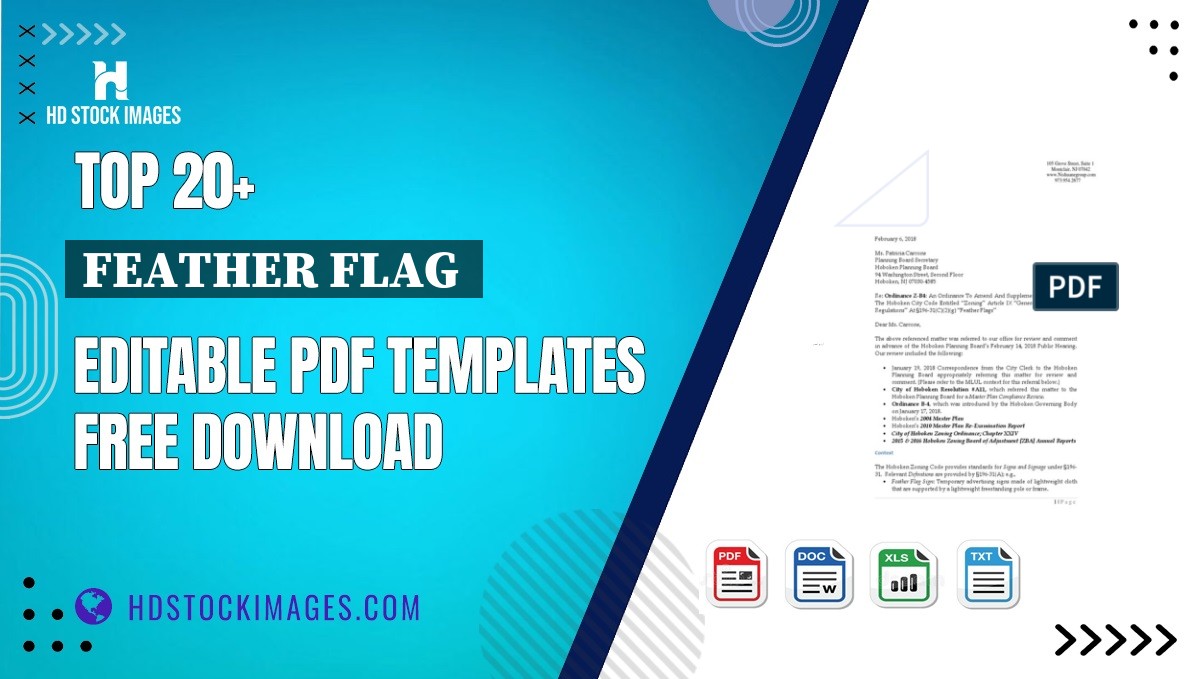 Top 20+ Feather Flag  Editable PDF Templates Free Download