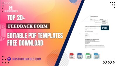 Top 20+ Feedback Form  Editable PDF Templates Free Download