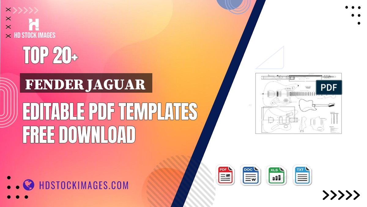 Top 20+ Fender Jaguar  Editable PDF Templates Free Download