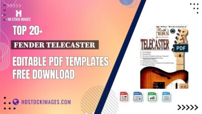 Top 20+ Fender Telecaster  Editable PDF Templates Free Download