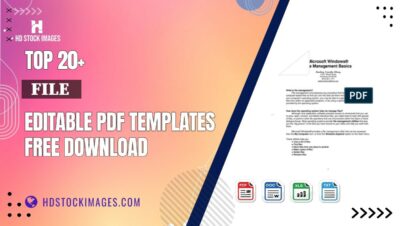 Top 20+  File   Editable PDF Templates Free Download