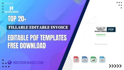 Top 20+ Fillable Editable Invoice  Editable PDF Templates Free Download