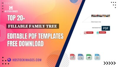 Top 20+ Fillable Family Tree  Editable PDF Templates Free Download