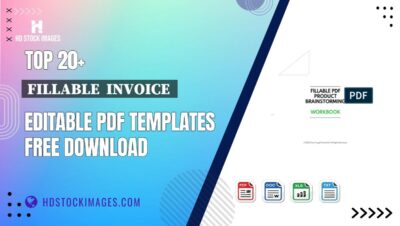 Top 20+ Fillable  Invoice  Editable PDF Templates Free Download