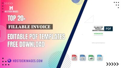 Top 20+ Fillable Invoice Editable PDF Templates Free Download