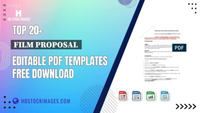 Top 20+ Film Proposal Editable PDF Templates Free Download