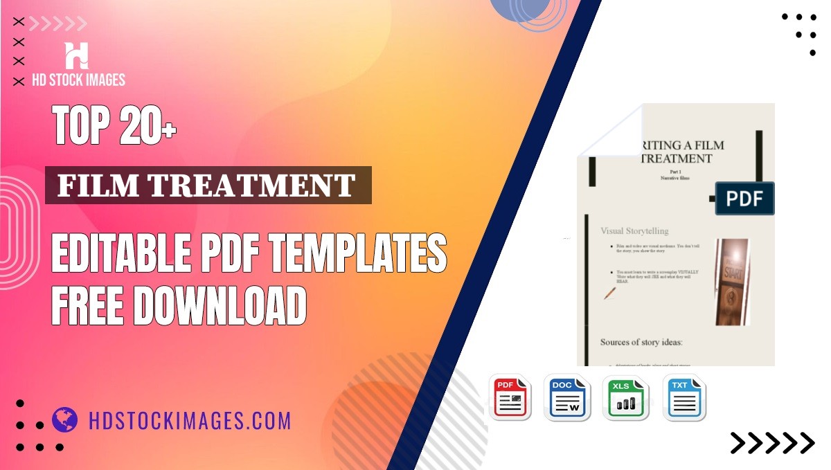 Top 20+ Film Treatment  Editable PDF Templates Free Download