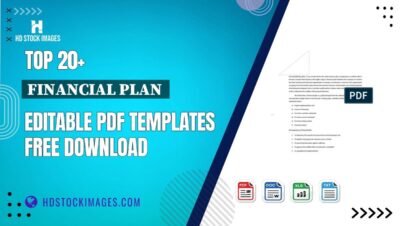 Top 20+ Financial Plan  Editable PDF Templates Free Download