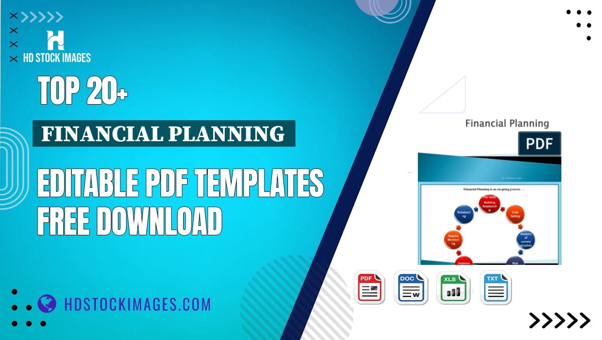 Top 20+ Financial Planning  Editable PDF Templates Free Download