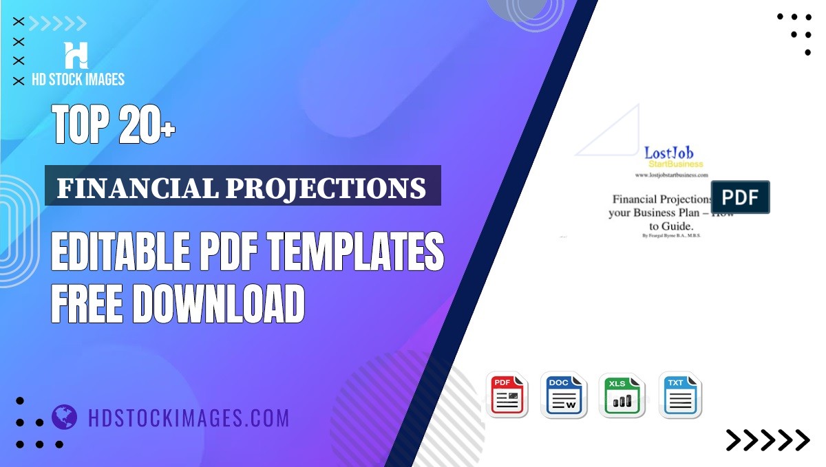 Top 20+ Financial Projections  Editable PDF Templates Free Download