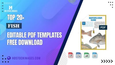 Top 20+ Fish  Editable PDF Templates Free Download