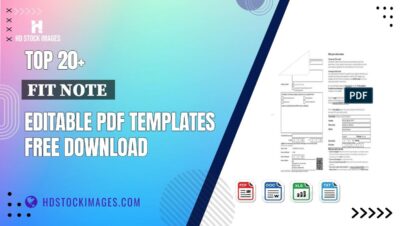 Top 20+ Fit Note  Editable PDF Templates Free Download