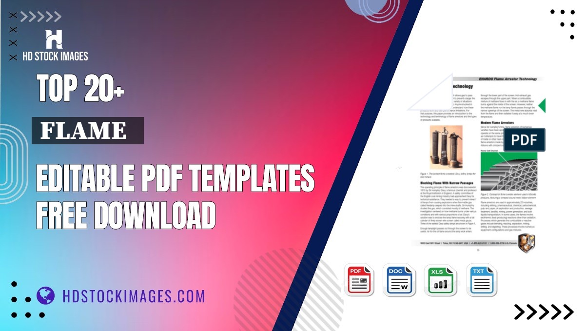 Top 20+ Flame   Editable PDF Templates Free Download