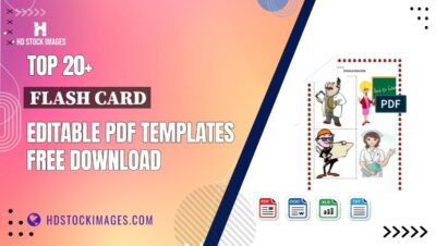 Top 20+ Flash Card Editable PDF Templates Free Download