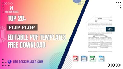 Top 20+ Flip Flop  Editable PDF Templates Free Download