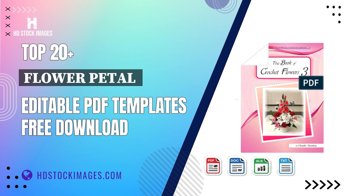 Top 20+ Flower Petal  Editable PDF Templates Free Download