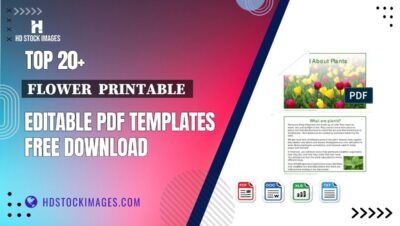 Top 20+ Flower Printable Editable PDF Templates Free Download