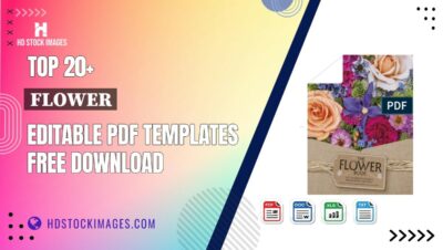 Top 20+ Flower Editable PDF Templates Free Download