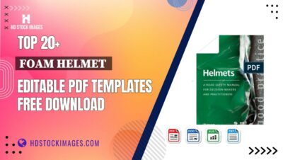 Top 20+ Foam Helmet  Editable PDF Templates Free Download