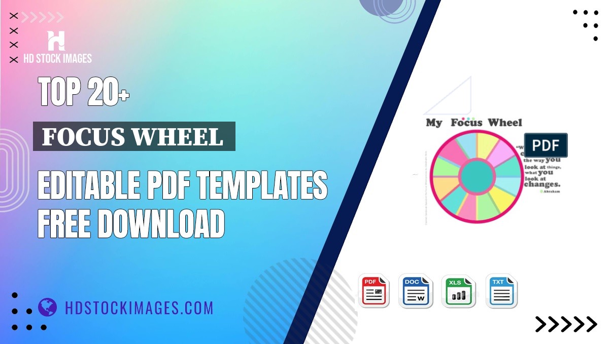 Top 20+ Focus Wheel  Editable PDF Templates Free Download