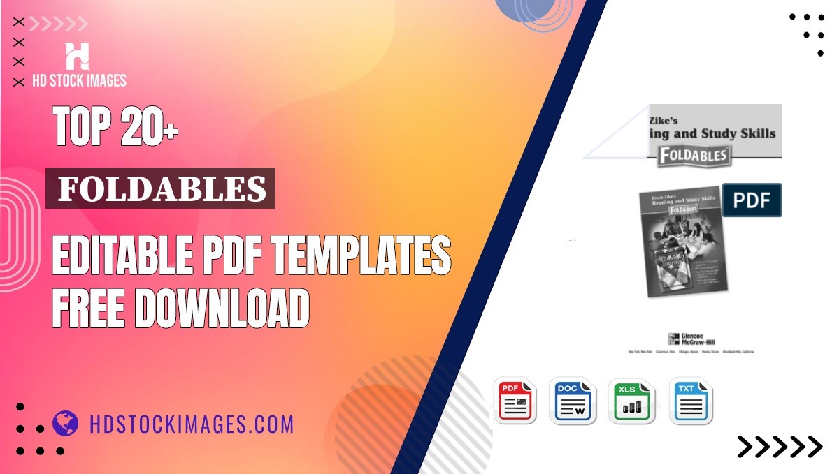 Top 20+ Foldables Editable PDF Templates Free Download