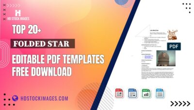 Top 20+ Folded Star   Editable PDF Templates Free Download