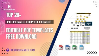 Top 20+ Football Depth Chart   Editable PDF Templates Free Download