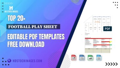 Top 20+ Football Play Sheet   Editable PDF Templates Free Download