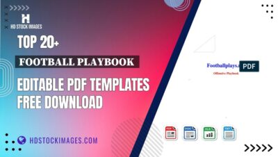 Top 20+ Football Playbook Editable PDF Templates Free Download
