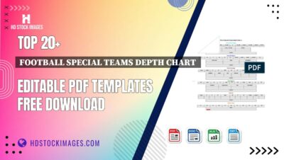 Top 20+ Football Special Teams Depth Chart  Editable PDF Templates Free Download